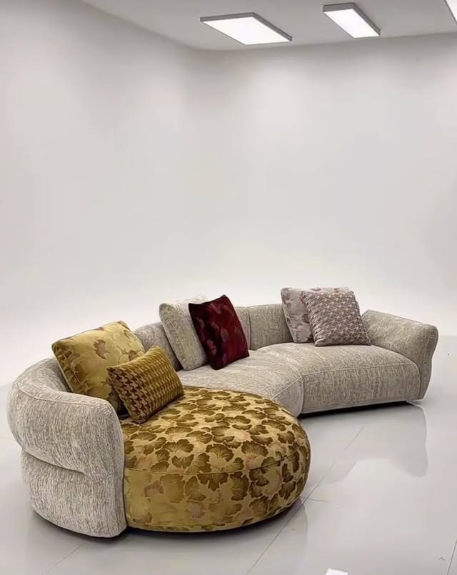 Sand Curved Sectional
