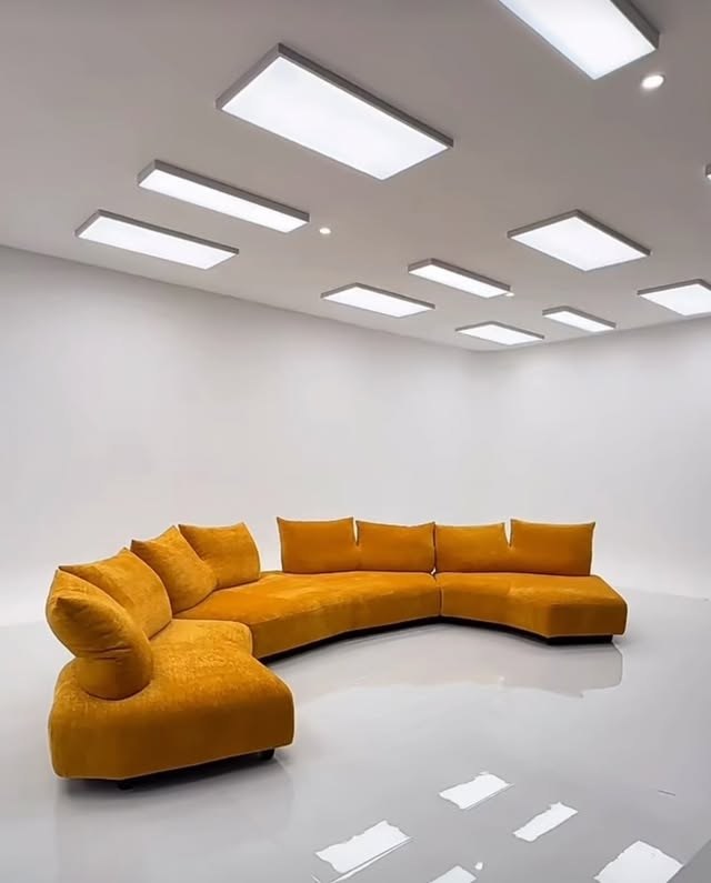 Amber Curved Sectional